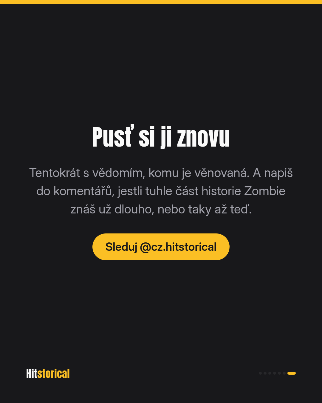 Hitstorical slide — follow